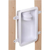 Dundas Jafine 12.05 In. W. x 17.5 In. L. x 3.45 In. D. White Dryer Wall Box