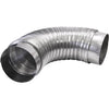 Dundas Jafine 4 In. x 2 Ft. Aluminum Semi-Rigid Dryer Duct with Collars