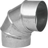 Imperial 24 Ga. 8 In. Galvanzied Adjustable Elbow