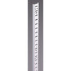 Knape & Vogt 255 Series 36 In. Zinc-Plated Steel Mortise-Mount Pilaster Shelf Standard