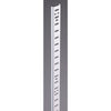 Knape & Vogt 255 Series 72 In. Zinc-Plated Steel Mortise-Mount Pilaster Shelf Standard