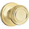 Kwikset Signature Series Polished Brass Cameron Dummy Door Knob