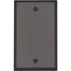 Leviton 1-Gang Standard Thermoset Blank Wall Plate, Brown