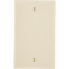 Leviton 1-Gang Standard Thermoset Blank Wall Plate, Ivory