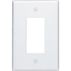 Leviton Decora 1-Gang Plastic Oversized Rocker Decorator Wall Plate, White
