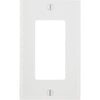 Leviton Decora 1-Gang Smooth Plastic Rocker Decorator Wall Plate, White