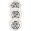 Light It 3-Bulb White LED Battery Tap Light (3-Pack)