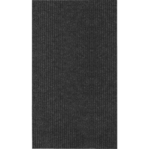 Multy Home Concord 22 In. x 36 In. Charcoal Carpet Utility Floor Mat, Indoor/Outdoor