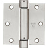 National 3.5 In. Satin Nickel Square Spring Door Hinge