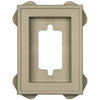 Builders Edge FMM3016 Recessed Mini Mounting Block IVORY
