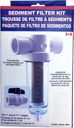 1 SEDIMENT FILTER HOUSING