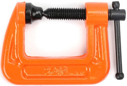 CLASSIC C CLAMP 2 1/2 X 2 1/2 IN ORANGE