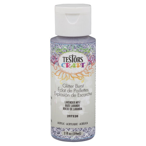 CRAFT PAINT 2 OZ GLITTER LAVA MIST TESTOR
