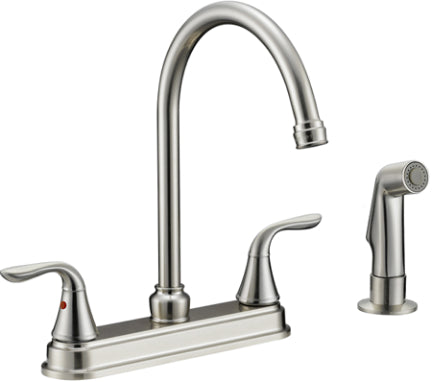FAUCET KITCH W/PLATING SPRAY NI