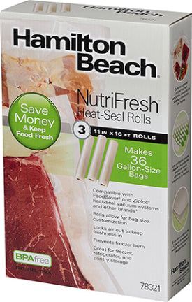 HEAT-SEAL ROLLS 3CT 11 IN X 6 FT
