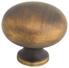 KNOB 1.26 DIAMETER POLISHED BRASS