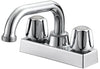 LAUNDRY FAUCET      4IN 2 H CHROME