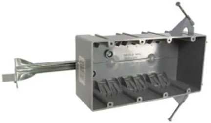 NONMETAL CABLE BOX 4-GANG 2 5/8 IN DEEP