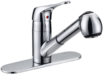 PULL-OUT KITCHEN  SINGLE LEVER CHROME