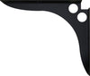 SHELF SUPPORT 5 IN X 8 IN BLACK