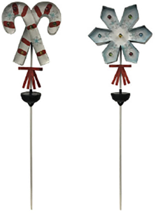SNOWFLAKE / CANDY CANE STAKE LT