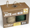 TWINE NAT/GN JUTE 500 FT 2PK