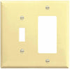WALLPLATE BR  COMB GFI