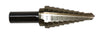 Century Drill And Tool Step Drill 9 Steps #3 1/4″-3/4″ Hss Zirconium Coated Step Depth 1/8″ Shank 3/8″