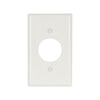 Eaton 1-Gang Single Receptacle Wallplate 1 Receptacle Screw