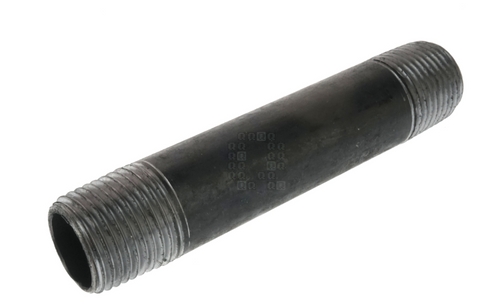 World Wide Sourcing Black Schedule 40 Pipe Nipple