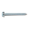 Monster Fastener Zinc Slotted Hex Washer Head Sheet Metal Screws