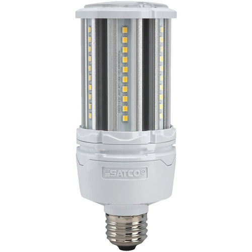 Satco Hi-Pro 22W Clear Corn Cob Medium Base LED High-Intensity Light Bulb