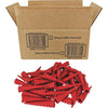 Screw-It-Again #2 to #16 Thread x 2 In. Red Plastic Wood Anchor (50 Ct.)
