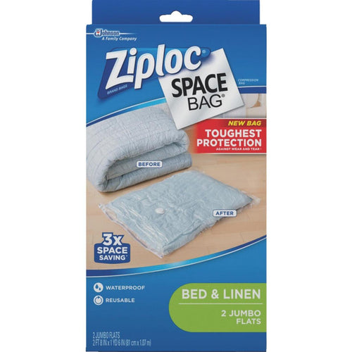 Ziploc Jumbo Space Bag Vacuum Seal Storage Bag (2 Count)