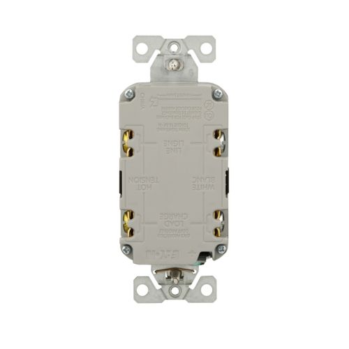 Eaton Cooper Wiring Devices Slim GFCI Receptacle GF15B