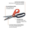 Crescent Wiss 10 Heavy-Duty Titanium Coated Tradesman Shears