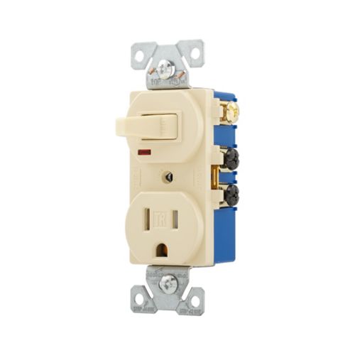Eaton Cooper Wiring Commercial Grade Combination Switch TR274V