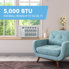 Perfect Aire 5,000 BTU 115V Compact Mechanical Window Air Conditioner