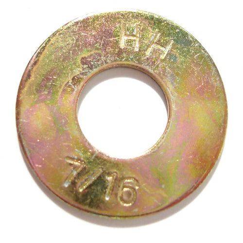 Monster Fastener Zinc Plated Grade 8 Steel USS Flat Washers
