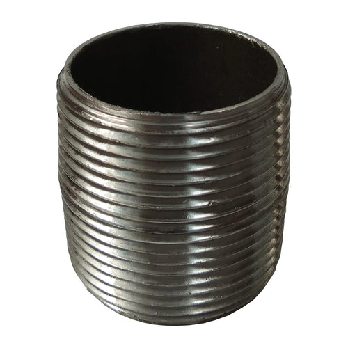 World Wide Sourcing Black Schedule 40 Pipe Nipple