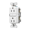 Eaton Slim GFCI Receptacle TWRGF15W