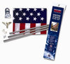 Valley Forge PVC Bagged U.S. Flag Kit With Steel Pole