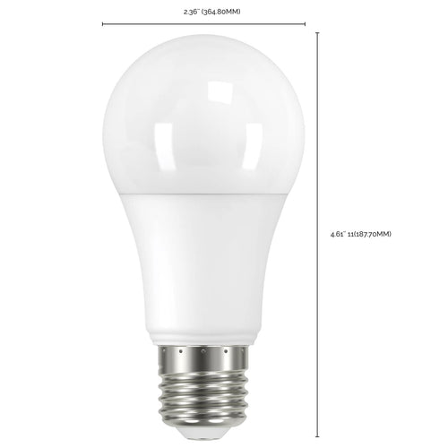 Satco S11433 8.5 Watt A19 LED Dimmable Agriculture Bulb