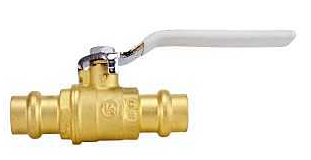 Apollo 1/2 in. Full Port Press End Ball Valve