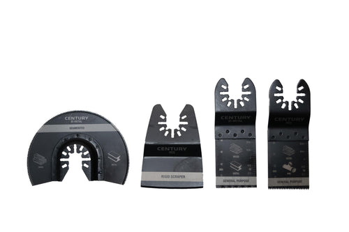 Century Drill And Tool 4 Piece Flooring & Fitting Oscillating Blade Set