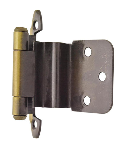 Amerock Decorative Hinges 3/8 inch (10mm) Inset Self Closing Face Mount Cabinet Hinge