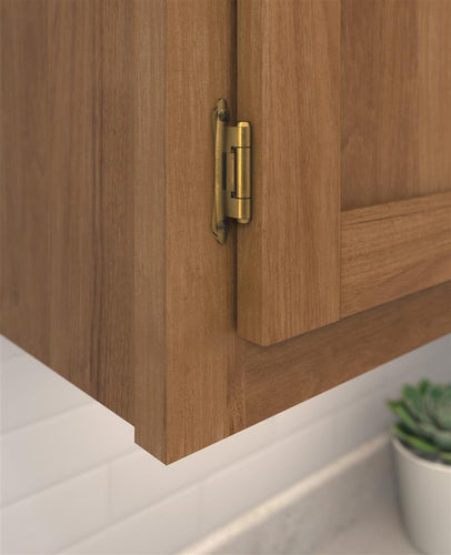 Amerock Decorative Hinges 3/8 inch (10mm) Inset Self Closing Face Mount Cabinet Hinge
