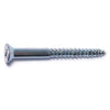 Monster Fastener Zinc Plated Steel Phillips Flat Head Wood Screws