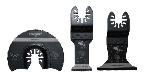 Century Drill & Tool 3 Piece HCS Oscillating Blade Set