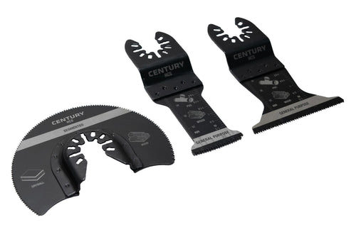 Century Drill & Tool 3 Piece HCS Oscillating Blade Set